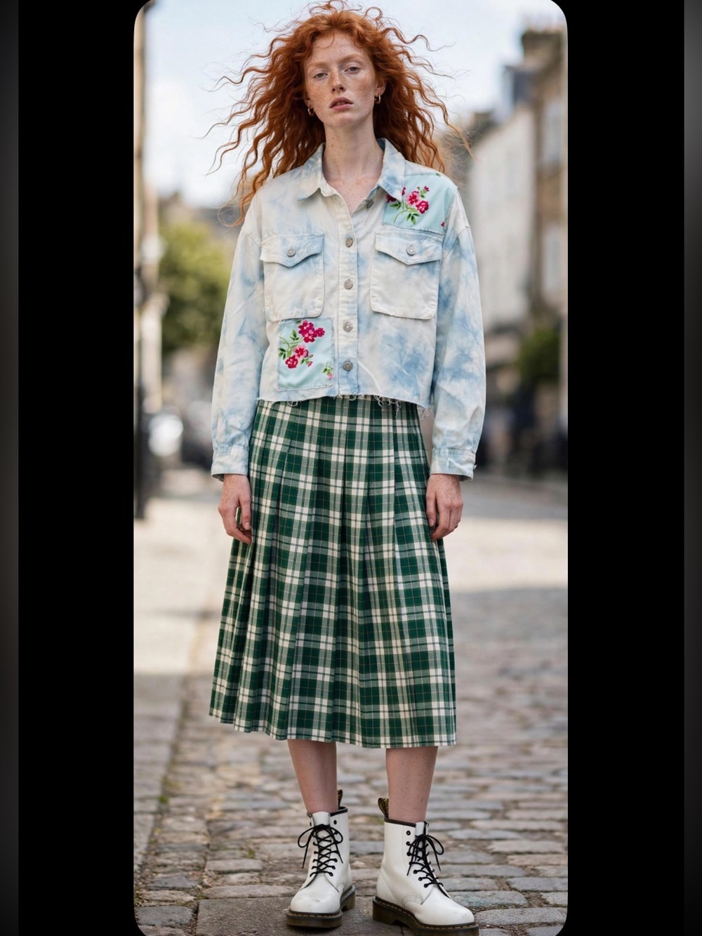 Kensie patchwork cotton jacket
